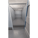 Empty secure 100sqft self storage unit interior view